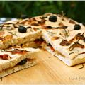 Schiacciata aux oignons, tomates séchées et[...]