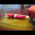 Brochettes au boeuf mariné
