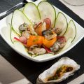 Salade d’huîtres de Normandie tièdes et sauce[...]