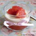 Panna cotta au pomélo en gelée et rôti / Panna[...]