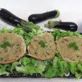Tartines de pain aux aubergines