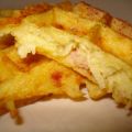 Gaufres de pommes de terre et au jambon