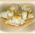 Petits croissants au jambon