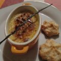Crème brûlée au nougat et à la vanille