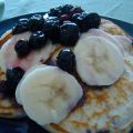 Pancakes aux bananes et aux bleuets - 4 pts,[...]