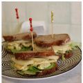 Sandwich sucré salé, au curry, au poulet à la[...]