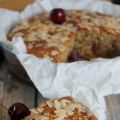 Gâteau cerises & amandes