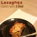 Lasagnes aux légumes épicés cumin, paprika et[...]