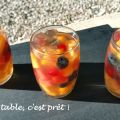 Verrines de Melon et Pastèque en Gelée Epicée
