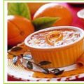 Flans aux oeufs et à l'orange