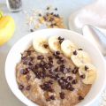 Porridge banane chocolat façon banana bread