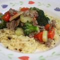 Boeuf et brocoli en sauce