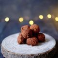 Truffes chocolat noir et chocolat Dulcey