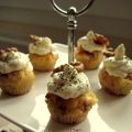 Mini cupcakes comté, noix et bacon