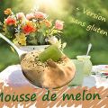 Recette de mousse de melon