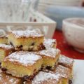Blondie au chocolat blanc et cranberries…