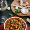 Bourguignon de champignons végétarien