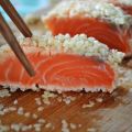 Tataki de saumon au gingembre et graines de[...]