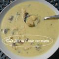 CRÈME VELOUTÉE AU POULET ET CHAMPIGNONS