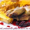Pigeon rôti, potimarron grillé et sauce aux[...]