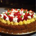 Tarte fraise citron et sa chantilly aux basilic