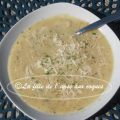 POTAGE DE CHOU-FLEUR AU FROMAGE LOUIS D’OR