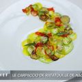 Carpaccio de légumes façon ratatouille