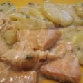 Saumon, Pommes de Terre et sa Sauce Blanche /[...]