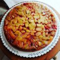 GATEAU MOELLEUX RHUBARBE/FRAMBOISE