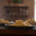 Pâtes poire, parmesan et vinaigre balsamique