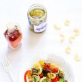 Salade de pâtes aux légumes rôtis, à l'italienne