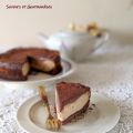 Cheesecake au chocolat et au beurre d’arachide.