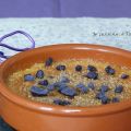 Crème brulée à la violette