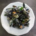 Moules sauce poulette