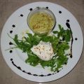 Purée de pois gourmands et son oeuf poché au[...]