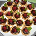 Mini tartelettes amandes framboises chocolat[...]