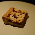 Gâteau crumble framboises