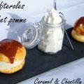 Profiteroles à la pomme , caramel et chantilly[...]