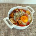 Oeufs cocotte aux tomates confites, pain[...]