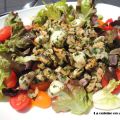 Salade de fruits de mer à l'ail et persil
