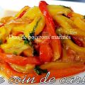 Duo de poivrons marinés