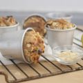 Muffins citron, amande et cerises amarena