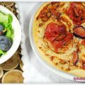 Pizza figue/gorgonzola/parme/noix et fromage[...]
