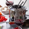 Fondue vigneronne au vin blanc