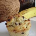 Muffins noix de coco-banane-pépites de[...]