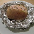 Papillote de pomme de terre au saumon