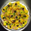 Salade de poivrons jaunes