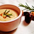 Velouté de noix, marrons et romarin!