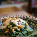 Blettes au tahini, au yaourt et aux pignons[...]