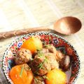 Boulettes d'agneau aux abricots frais